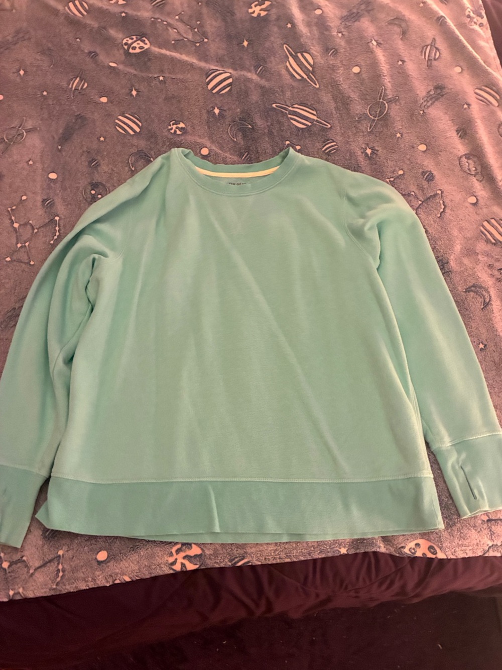 tek gear Women's Crewneck Sweater in Mint Green